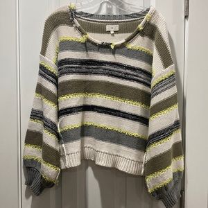 Lou & Grey Cotton Striped Sweater